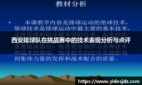 西安排球队在挑战赛中的技术表现分析与点评
