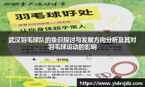 武汉羽毛球队的意识探讨与发展方向分析及其对羽毛球运动的影响